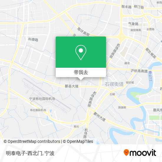 明泰电子-西北门地图
