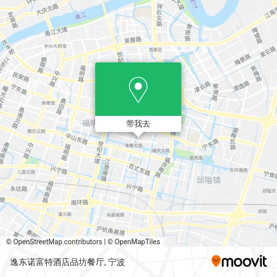 逸东诺富特酒店品坊餐厅地图