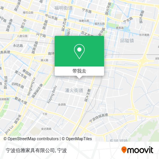 宁波伯雅家具有限公司地图
