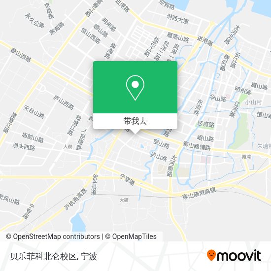 贝乐菲科北仑校区地图