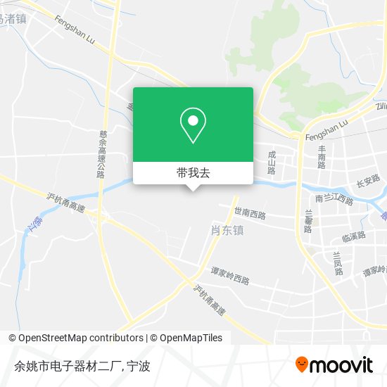 余姚市电子器材二厂地图