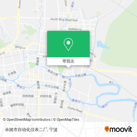 余姚市自动化仪表二厂地图