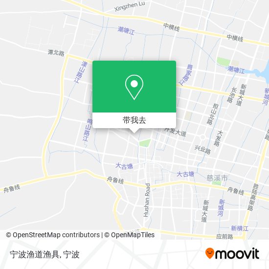 宁波渔道渔具地图