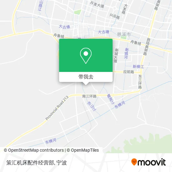 策汇机床配件经营部地图