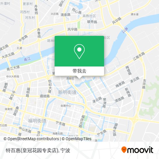 特百惠(皇冠花园专卖店)地图
