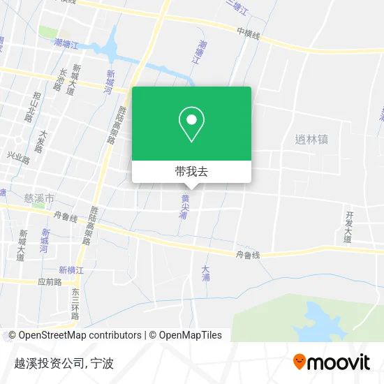 越溪投资公司地图