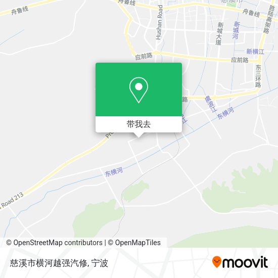 慈溪市横河越强汽修地图