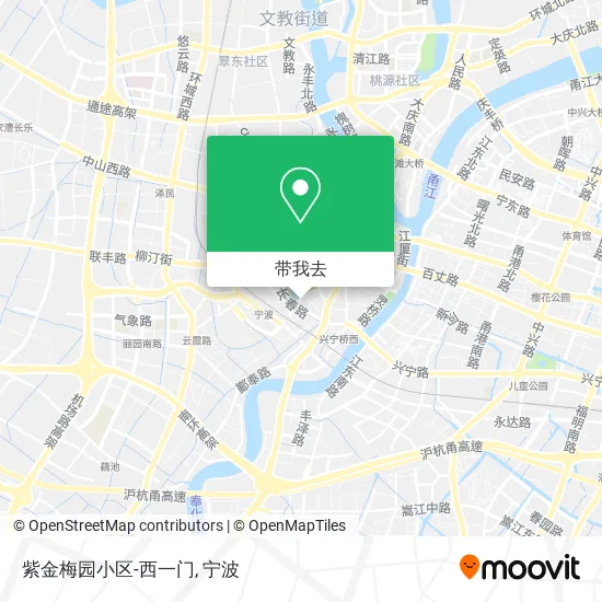 紫金梅园小区-西一门地图
