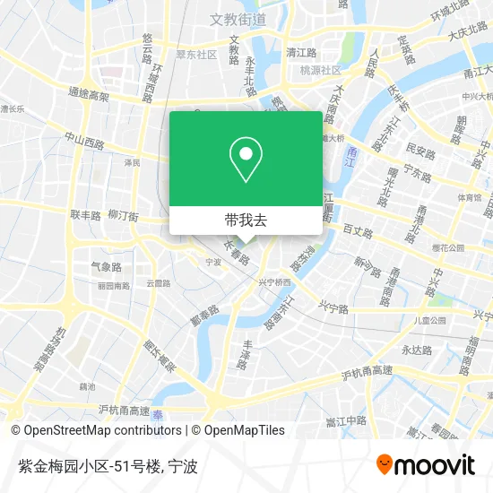 紫金梅园小区-51号楼地图