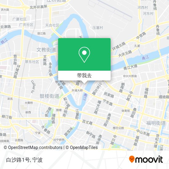 白沙路1号地图