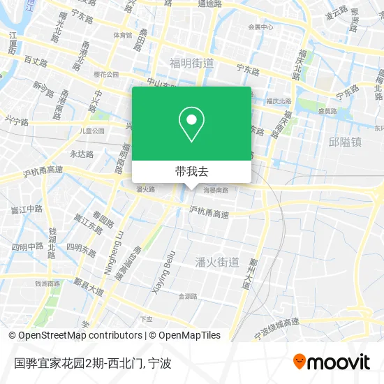 国骅宜家花园2期-西北门地图