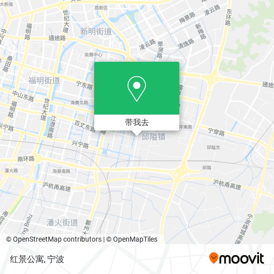 红景公寓地图