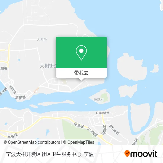 宁波大榭开发区社区卫生服务中心地图