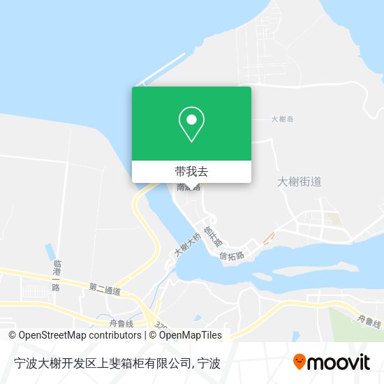 宁波大榭开发区上斐箱柜有限公司地图
