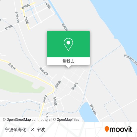 宁波镇海化工区地图