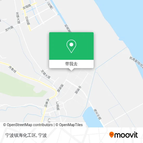 宁波镇海化工区地图