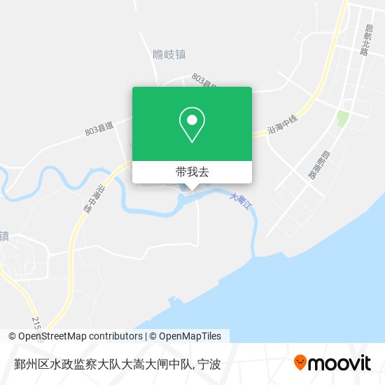 鄞州区水政监察大队大嵩大闸中队地图