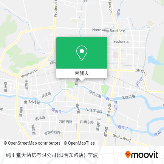 纯正堂大药房有限公司(阳明东路店)地图