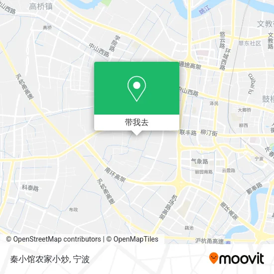 秦小馆农家小炒地图