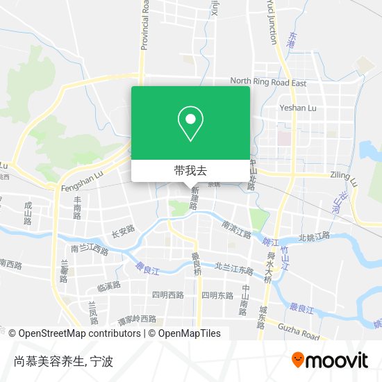 尚慕美容养生地图