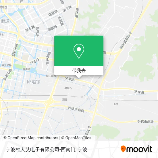 宁波柏人艾电子有限公司-西南门地图