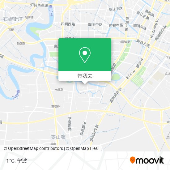 1°C地图