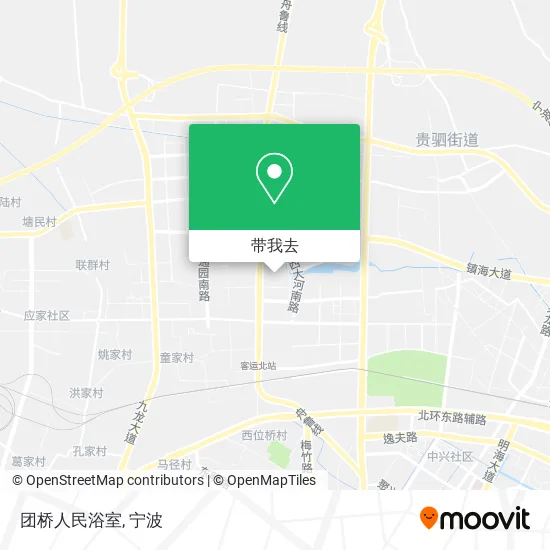 团桥人民浴室地图