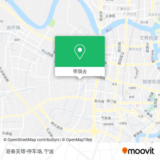 迎春宾馆-停车场地图