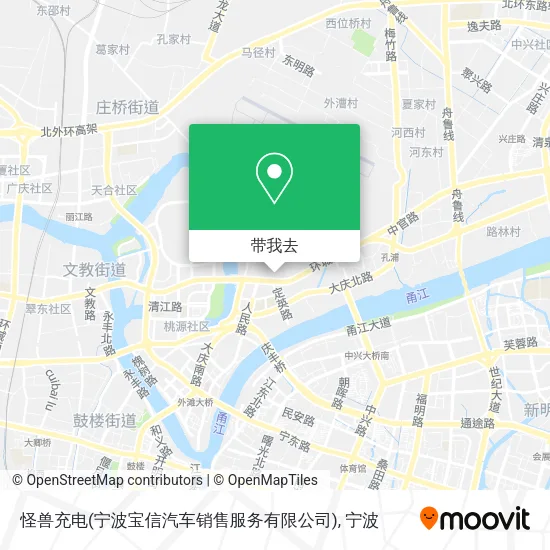 怪兽充电(宁波宝信汽车销售服务有限公司)地图