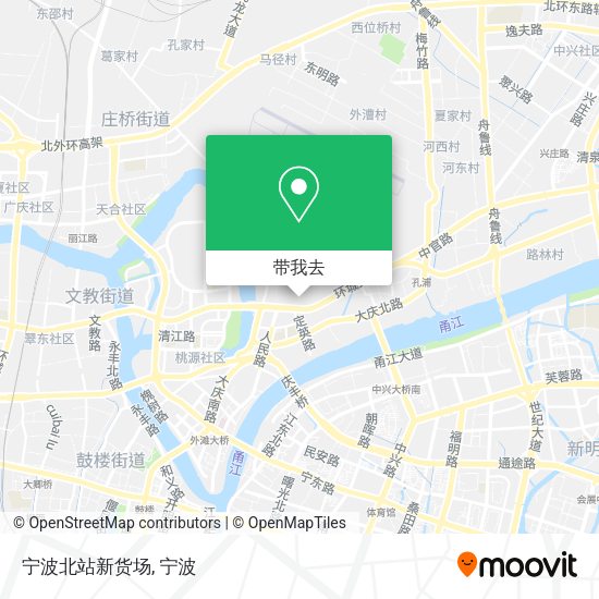 宁波北站新货场地图