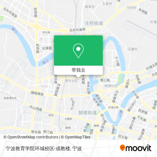宁波教育学院环城校区-成教楼地图