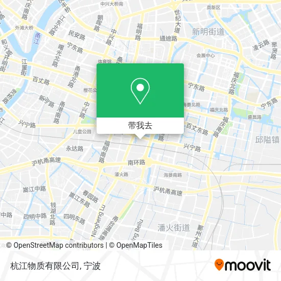 杭江物质有限公司地图