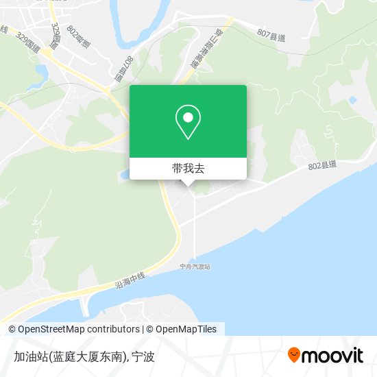 加油站(蓝庭大厦东南)地图