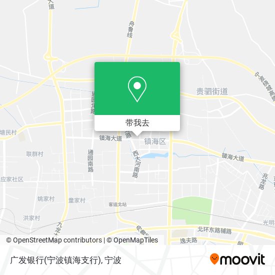 广发银行(宁波镇海支行)地图