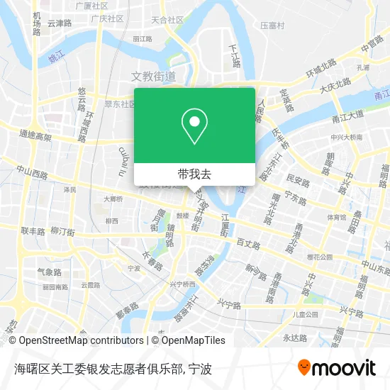 海曙区关工委银发志愿者俱乐部地图