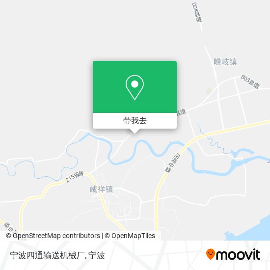 宁波四通输送机械厂地图