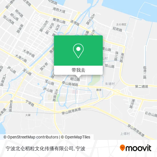 宁波北仑稻粒文化传播有限公司地图
