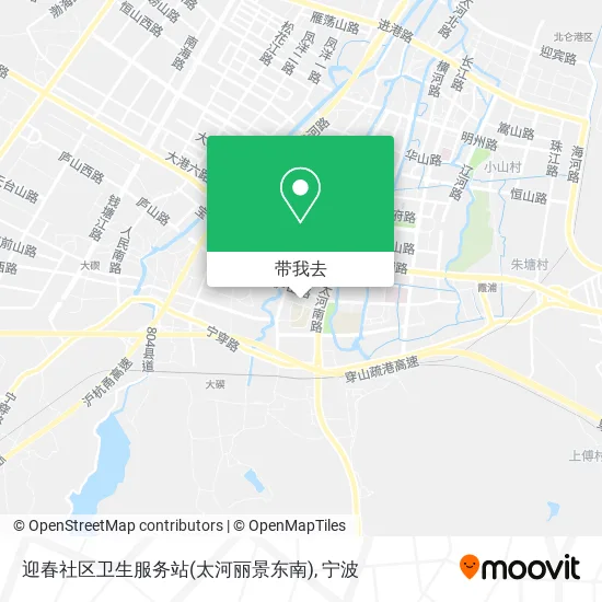 迎春社区卫生服务站(太河丽景东南)地图