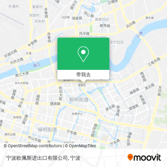 宁波欧佩斯进出口有限公司地图