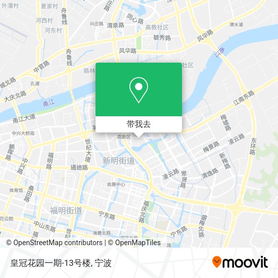 皇冠花园一期-13号楼地图