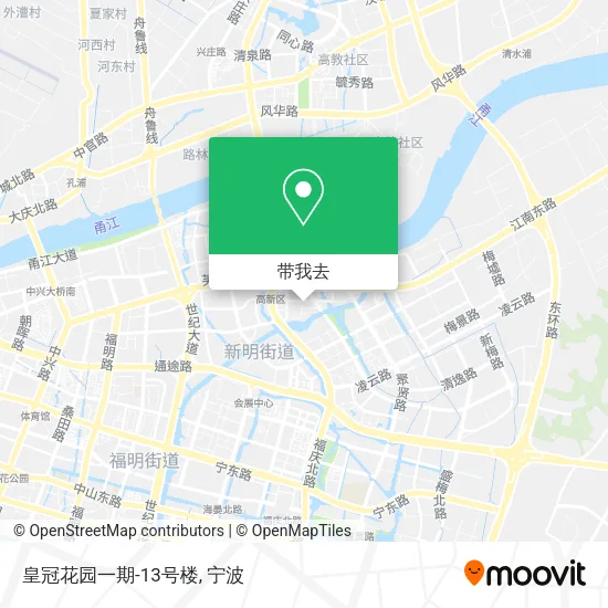 皇冠花园一期-13号楼地图