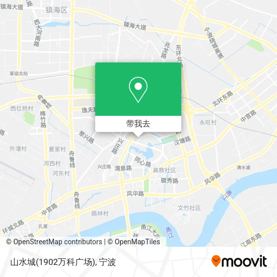山水城(1902万科广场)地图