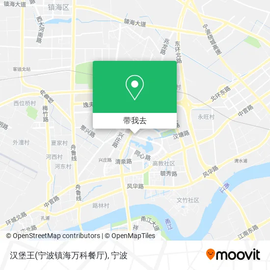 汉堡王(宁波镇海万科餐厅)地图