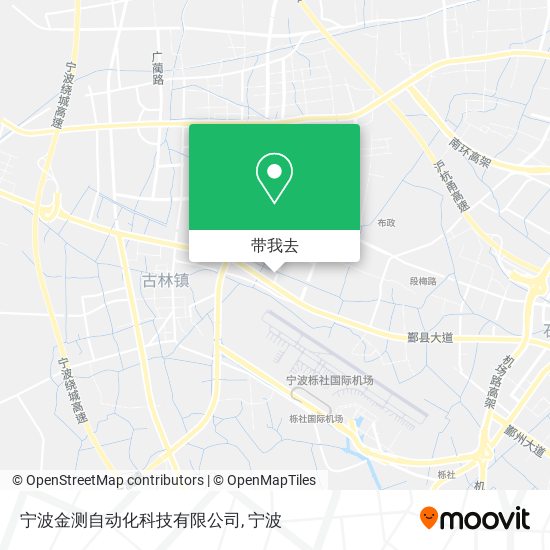 宁波金测自动化科技有限公司地图