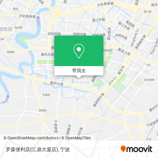 罗森便利店(汇鼎大厦店)地图