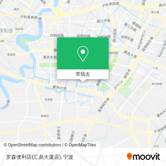 罗森便利店(汇鼎大厦店)地图