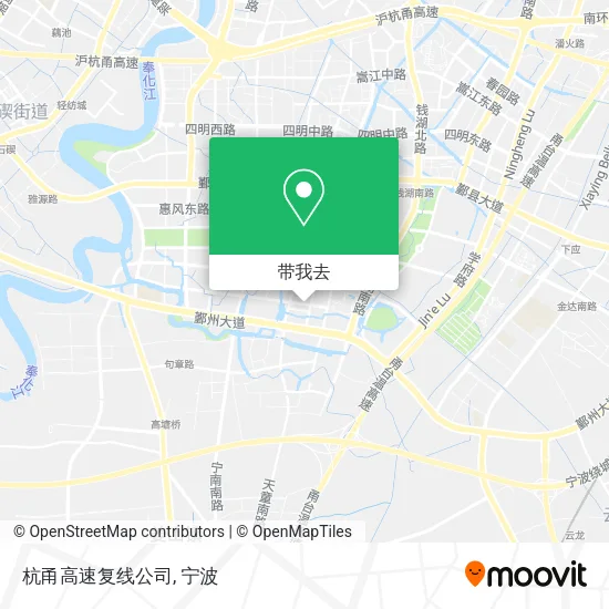 杭甬高速复线公司地图