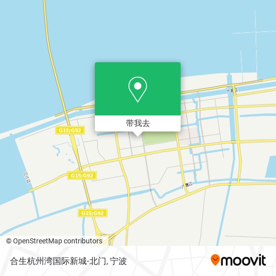 合生杭州湾国际新城-北门地图