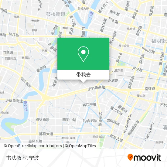 书法教室地图