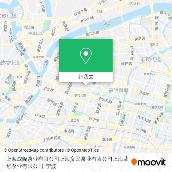 上海成隆泵业有限公司上海义民泵业有限公司上海蓝鲸泵业有限公司地图
